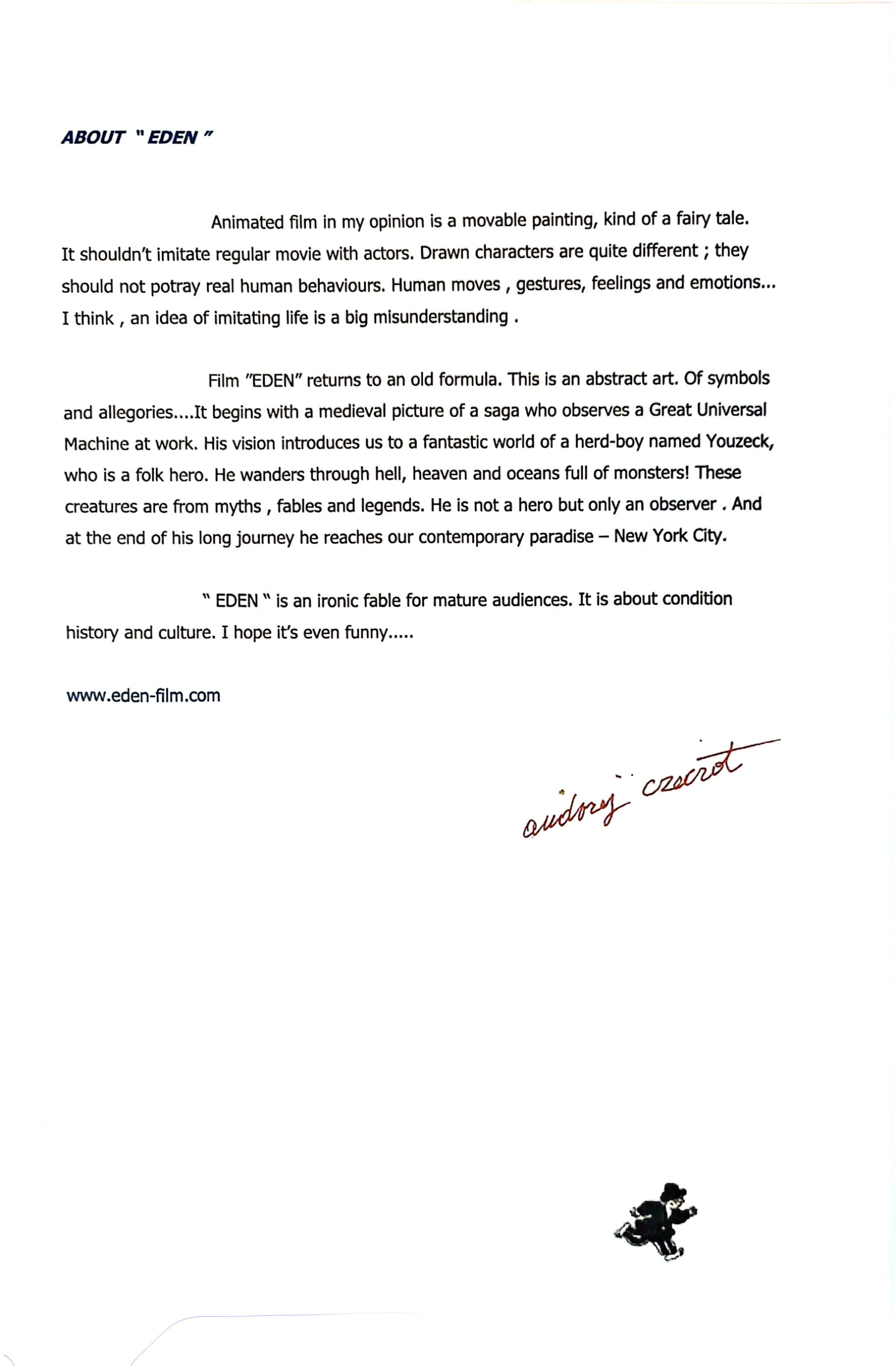 About Eden statement by Andrzej Czeczot