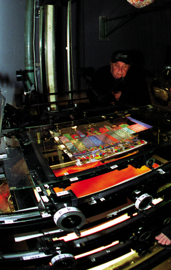 Camera stand during the making of EDEN